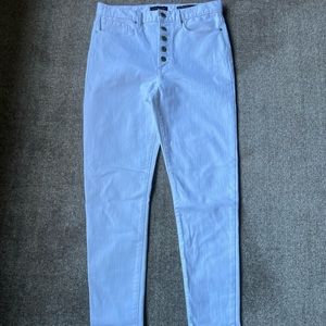 Banana Republic white high waisted skinny